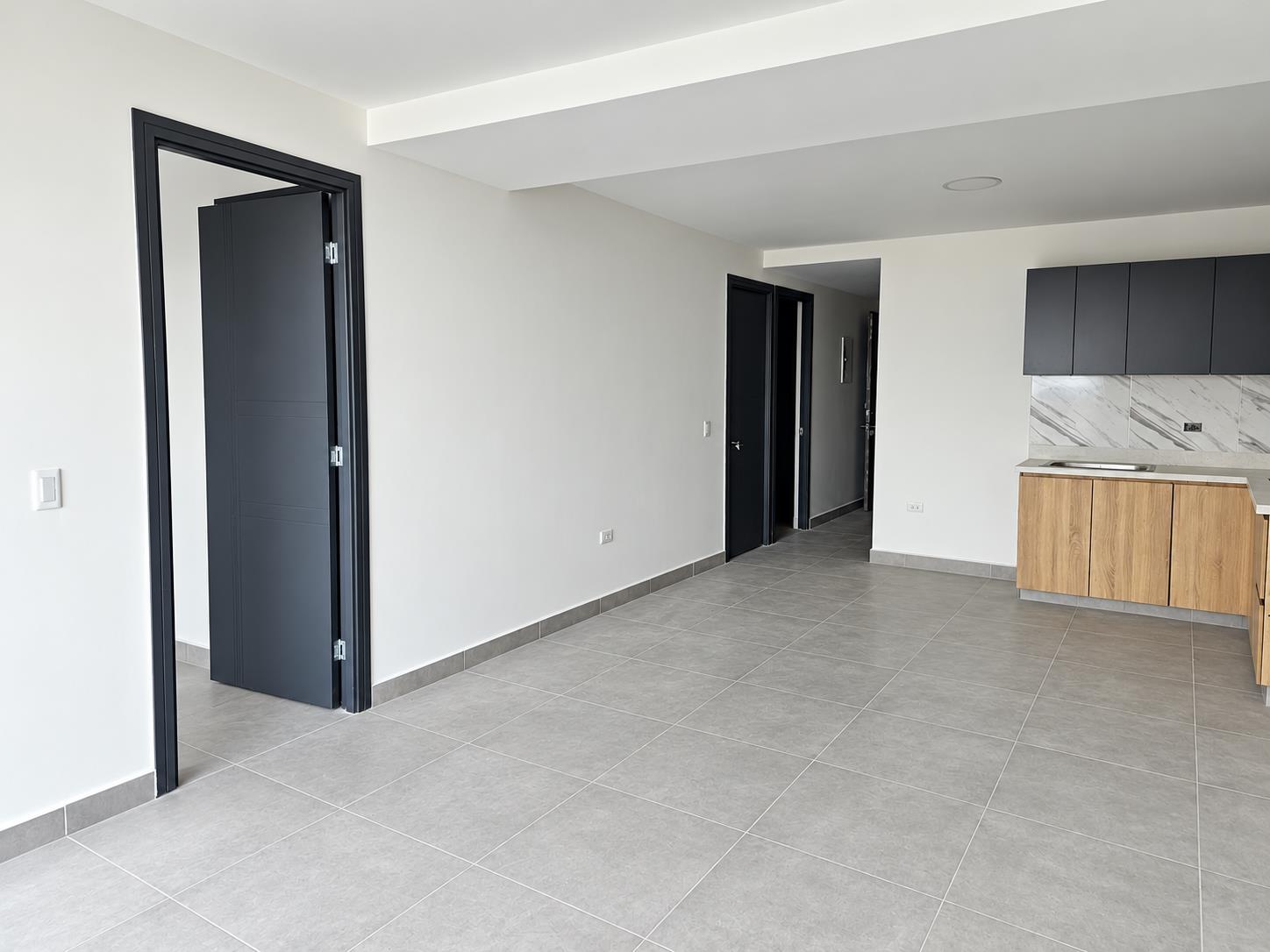 Vista del apartamento, fotografía retocada de un proyecto de apartamentos ejecutado por el propietario
