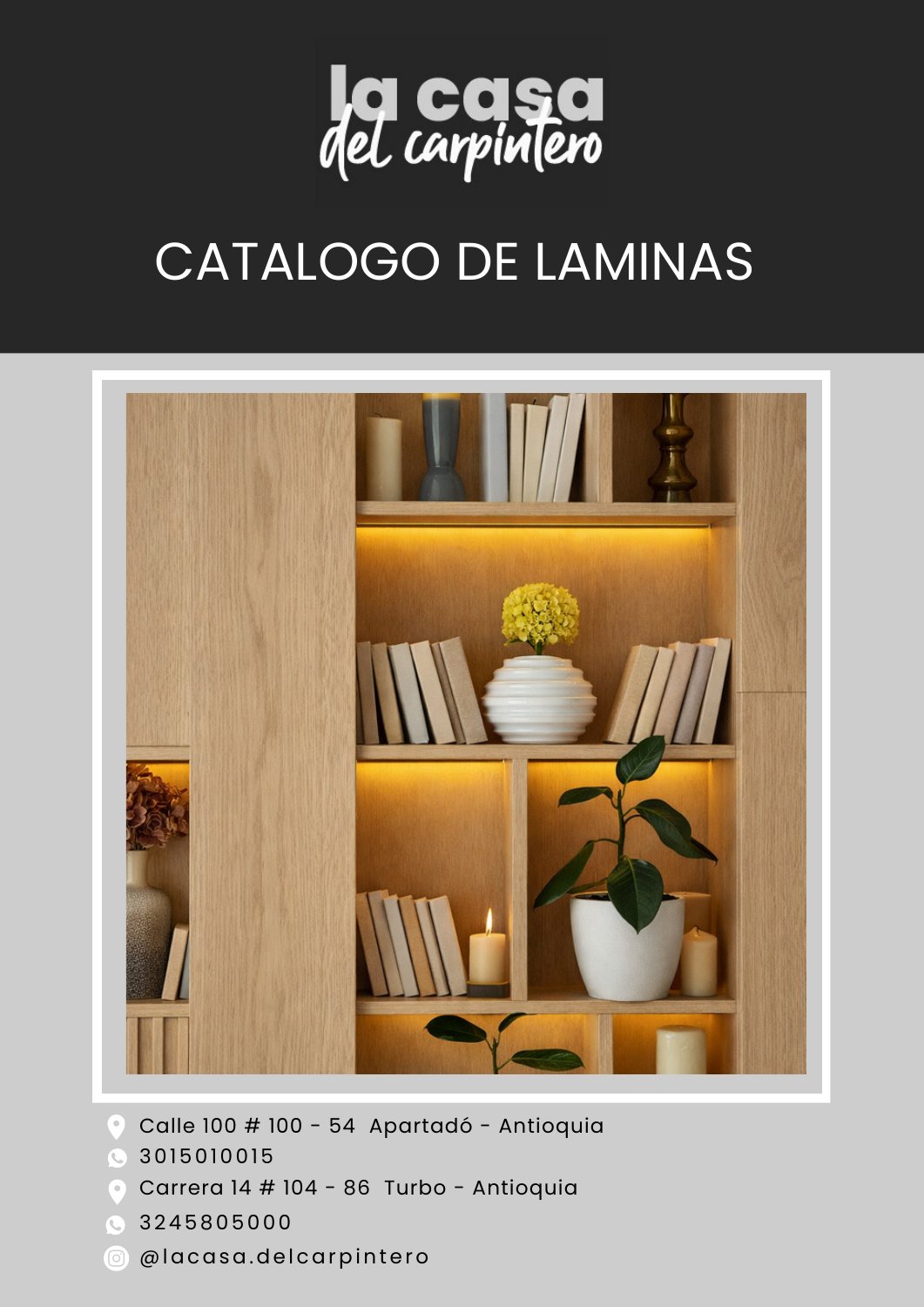Portada del catálogo de láminas